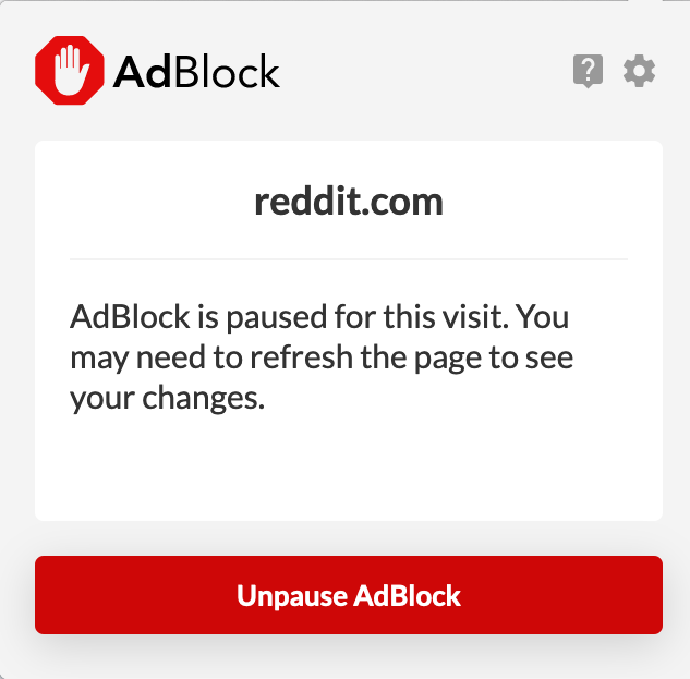 How to disable your adblocker on